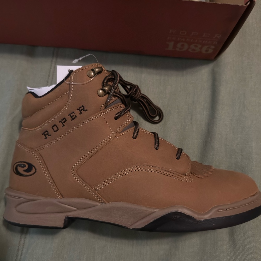 Roper Tan High-Top Sneakers
